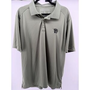 Savage Tacticians XL Tactical Polo Shirt Green Short Sleeve Performance Military